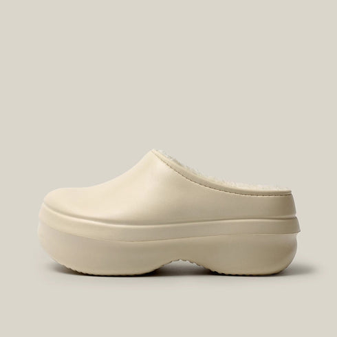 Splash Proof Fuzzy Chunky Clogs