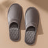 Sleek Piped Closed-Toe Slippers