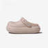 Puffy Bread Platform Fleece Clogs