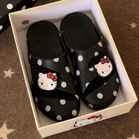 Hello Kitty Polka Dot Clogs