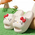 Whiskered Kitty Bow Foam Slides