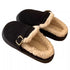 Cozy Buckle Strap Furry Clogs