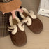 Snug Wrap-Band Fleece Slippers
