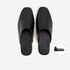 Lazy Elegance Leather Flat Mules