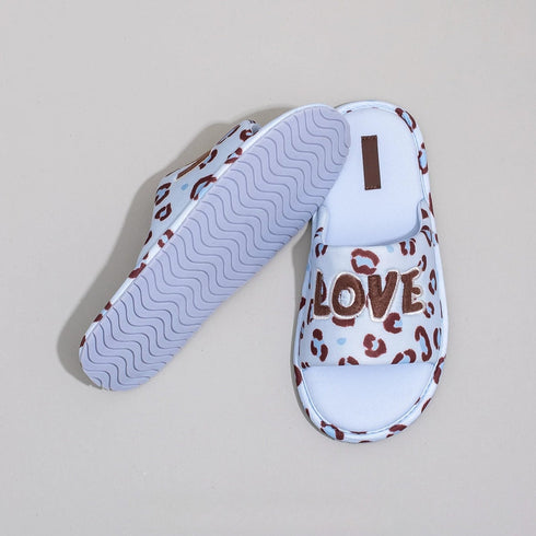 Playful Leopard Love Graphic Slides