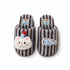 Striped Cat Fish Plush Slippers
