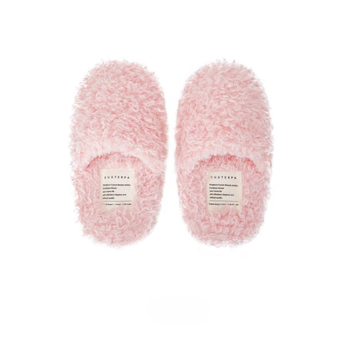 Fuzzy Curly Sherpa Cloud Slippers
