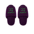 Embroidered Lettering Open Toe Slides