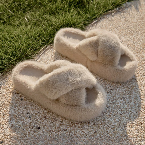 Cloudy Cross Slippers