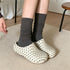 Retro Polka Dot Waterproof Clogs