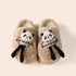 3D Panda Doll Plush Slippers