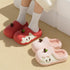 Apple Core Plush Clogs