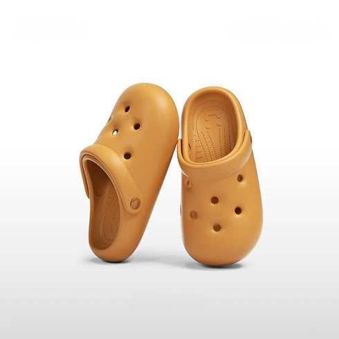 Toasted Potato Face Platform Clogs