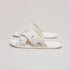 Embroidered Floral Cross Home Slippers