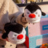 Fuzzy Penguin Character Plush Slippers