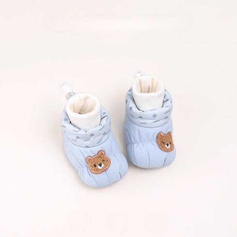 Puffy Bear Patch Winter Boots