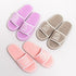 Chunky Terry Cloth Platform Slides