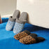 Fuzzy Animal Print House Slippers