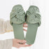 Silky Twist Knot Elegant Slides