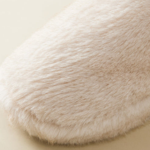 Plush Closed-Toe Cloud Slippers