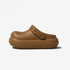 Puffy Bread Platform Fleece Clogs