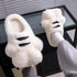 Fuzzy Tiger Paw Plush Slippers