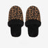 Fuzzy Animal Print House Slippers