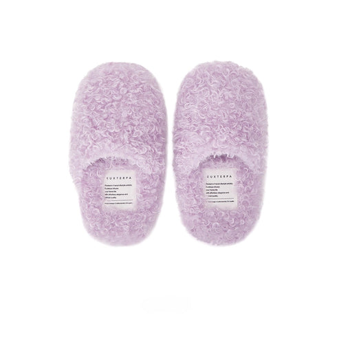Fuzzy Curly Sherpa Cloud Slippers