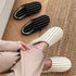 Pinstripe Slip-On Home Slippers