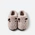 Fleece Animal Face Platform Slippers