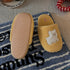 Cozy Fleece Puppy Patch Slippers