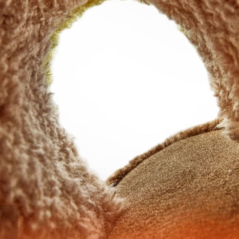 Fuzzy Dinosaur Patch Kids Slippers