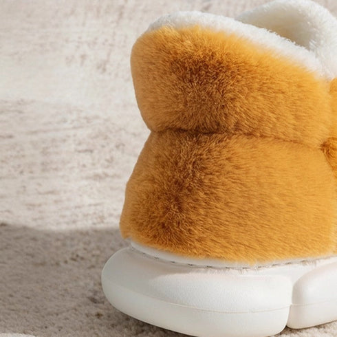 Playful Tiger Paw Plush Slippers