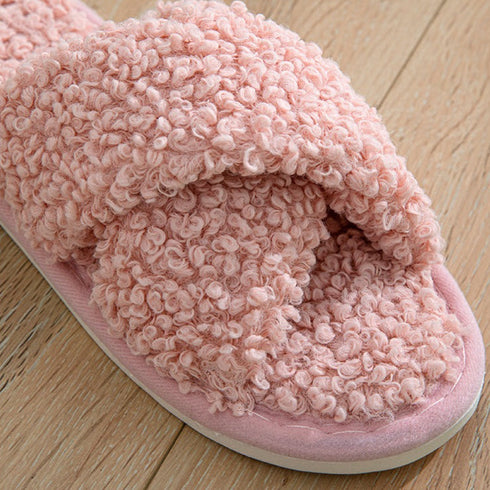 Loopy Crossband Lounge Slippers