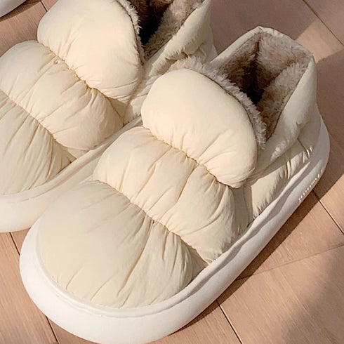 Puffer Cloud-Lined Thermal Slippers