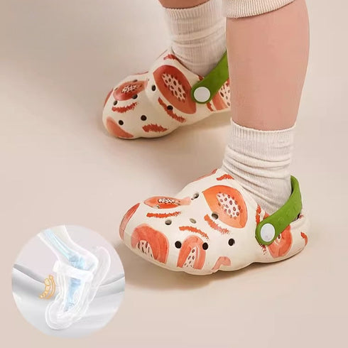 Breezy Graphic Summer Kids Clogs