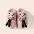 3D Panda Doll Plush Slippers