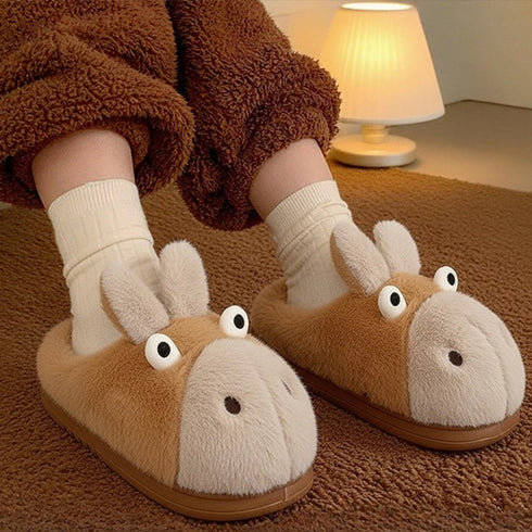 Perky-Eared Donkey Slippers