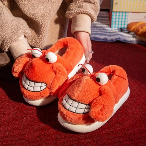 Grinning Lobster Slippers