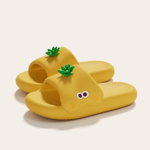 Whimsical Cartoon Fruit Platform Slides