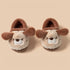 Fuzzy Cartoon Animal Plush Slippers