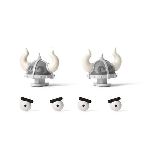 Sharkicks Pro 維京人鰭和眼睛配件