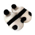 Fuzzy Panda Bear Plush Slippers