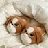 Grumpy Puppy Plush House Slippers