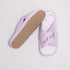 Breezy Embroidered Cross Strap Slides