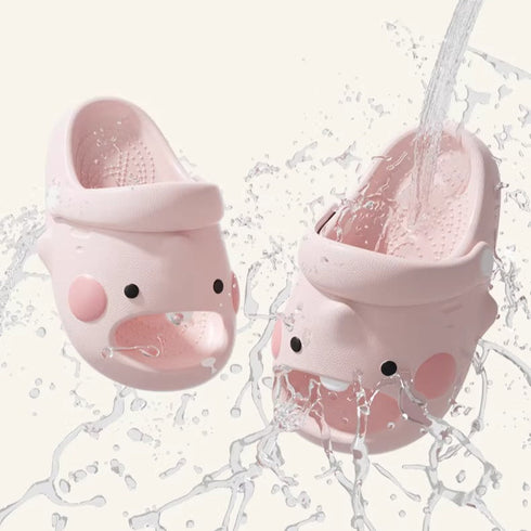 Chomping Shark Face Toddler Clogs