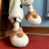 Fuzzy Corgi Butt House Slippers