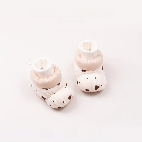 Cozy Puffy Patterned Infant Boots