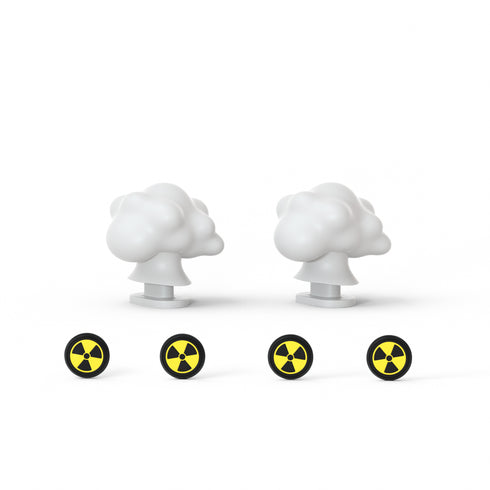 Mushroom Cloud Fins and Eyes for Sharkicks Pro