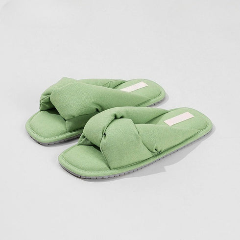Plush Cross-Knot Indoor Slides